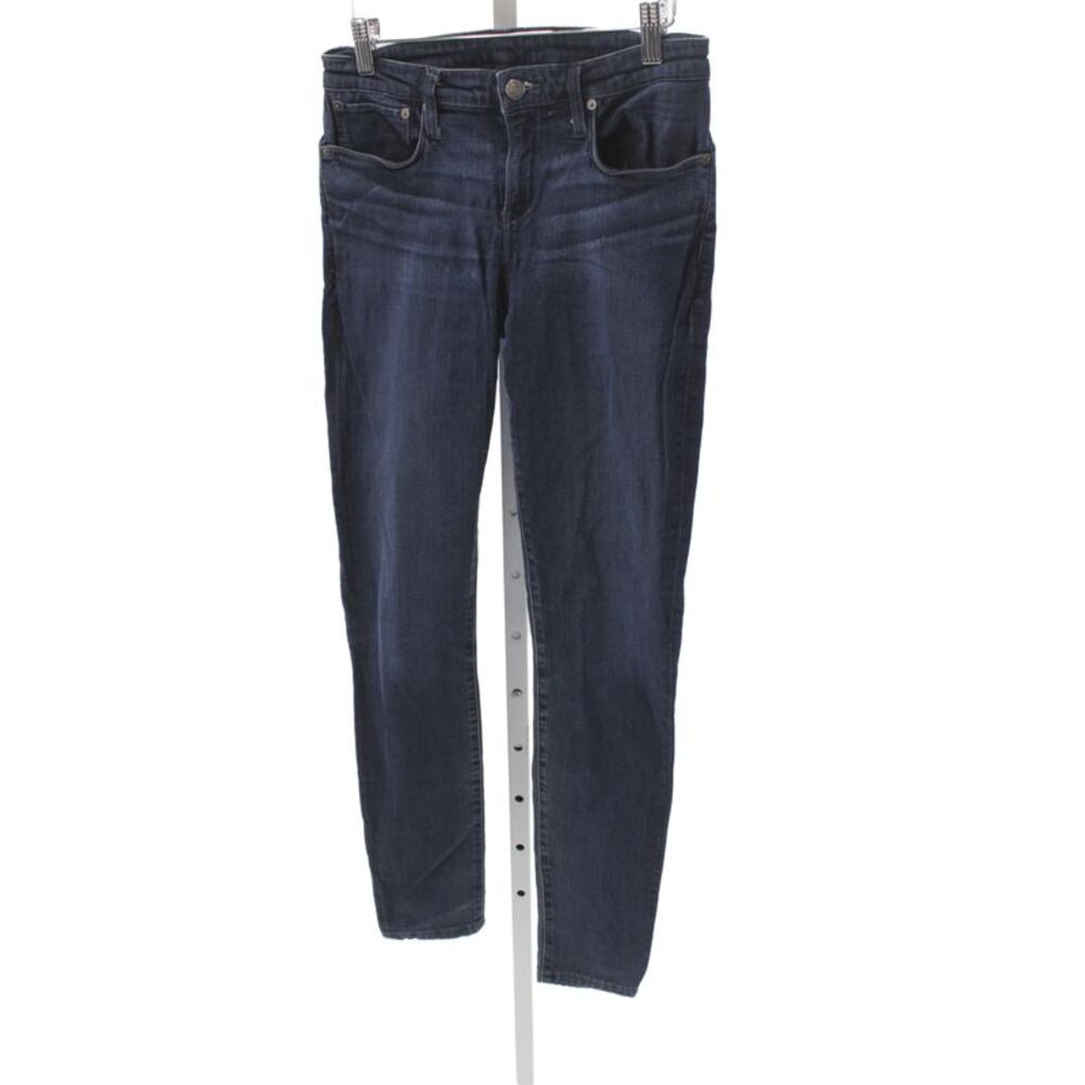 Helmut Lang Womens Skinny Blue Mid Rise Jeans Button Fly Size 29